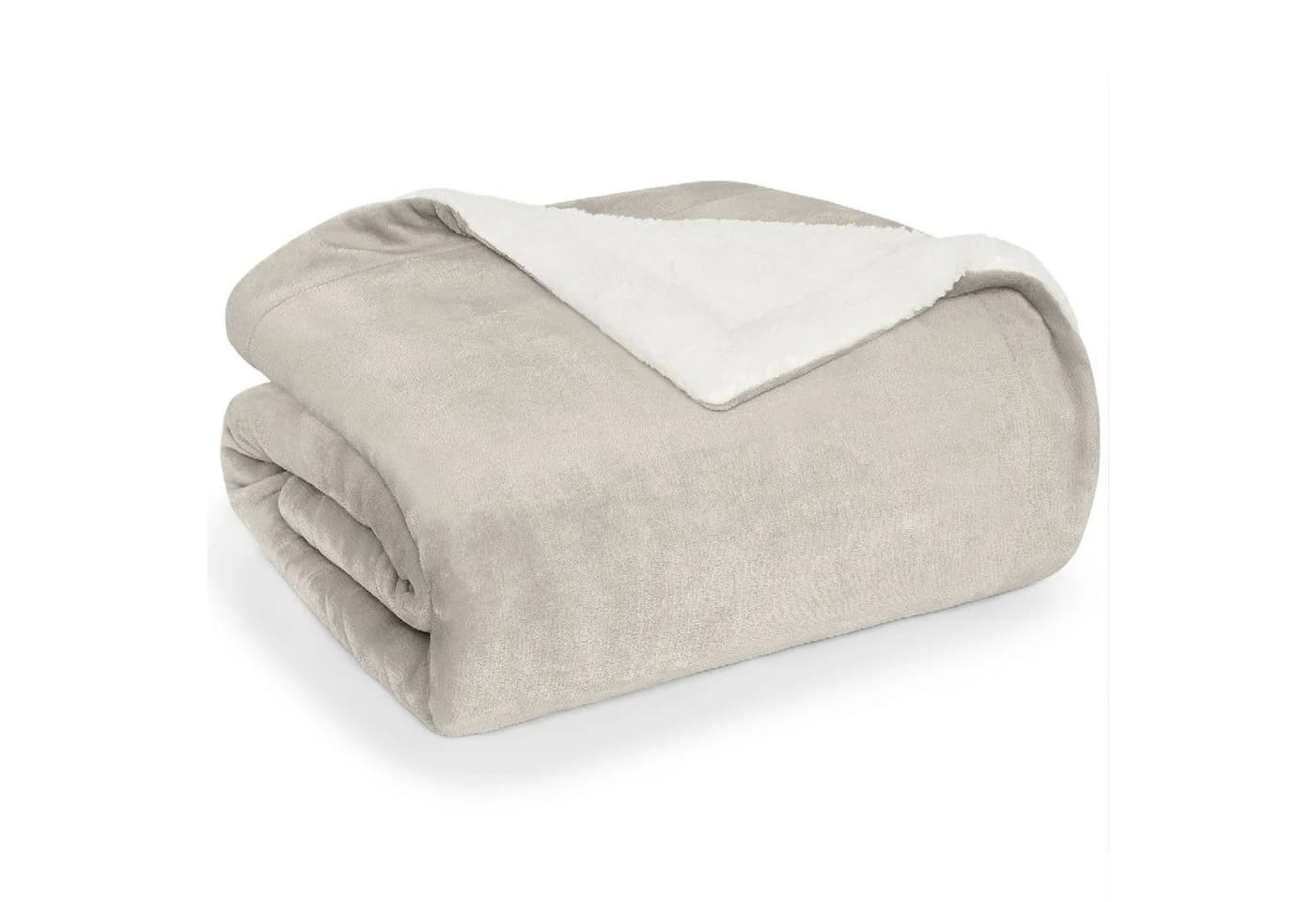 Wohndecke Sherpa-Fleecedecke Blumtal Oeko-TEX Zertifiziert - Bild 2