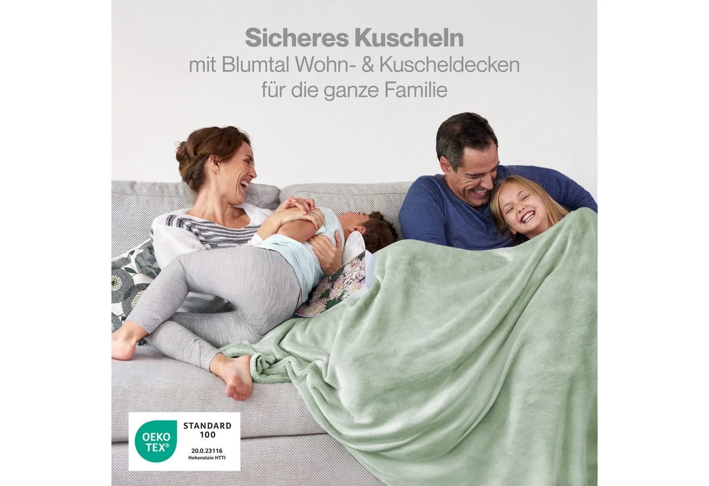 Wohndecke Kuschelige Fleecedecke Blumtal