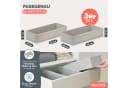 Blumtal Faltbox Organizer Set für IKEA HEMNES MALM PAX Grau Bild 1