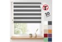 Blumtal Doppelrollo Klemmfix Schwarz ohne Bohren Bild 2