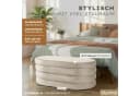 Blumtal Sitzhocker mit Stauraum - MDF, Bouclé oder Samt Bild 3