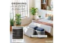Blumtal Sitzhocker mit Stauraum Grau Samt Bild 5