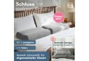 Blumtal Kissenbezug 2er Set Grau Baumwolle Elasthan Bild 1