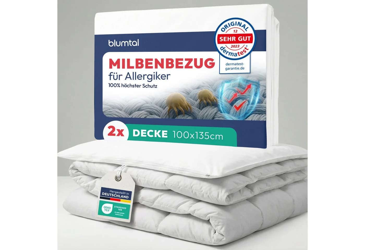 Blumtal Encasing Premium Milbenbezug Evolon Allergieschutz - Bild 2