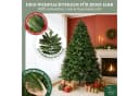 MERRY TREE Premium Künstlicher Weihnachtsbaum Nordmanntanne PE/PVC mit Holzfuß Bild 1