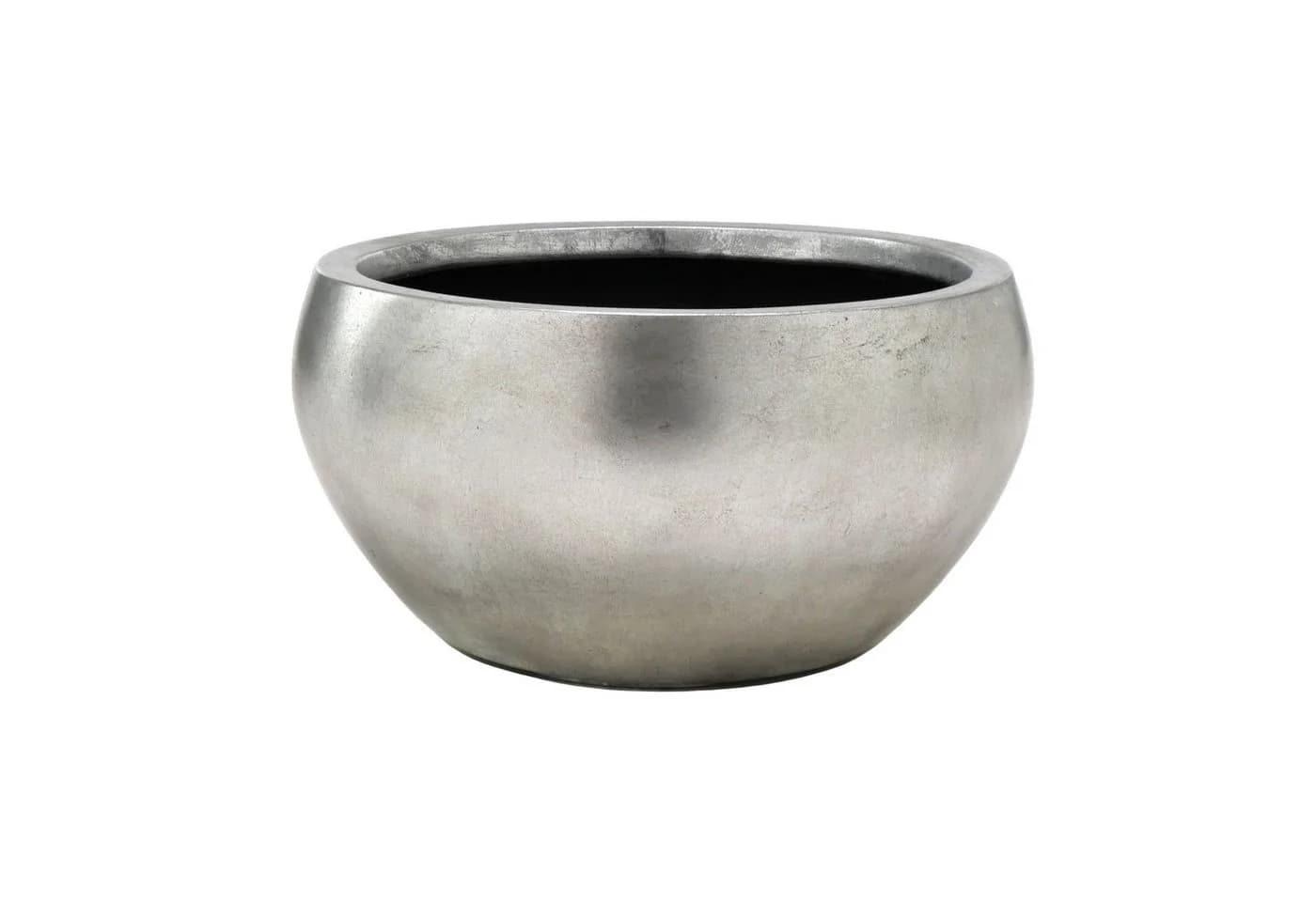 Flingora Pflanzschale Alodie Fiberglas Silber Ø 40 cm - Bild 2