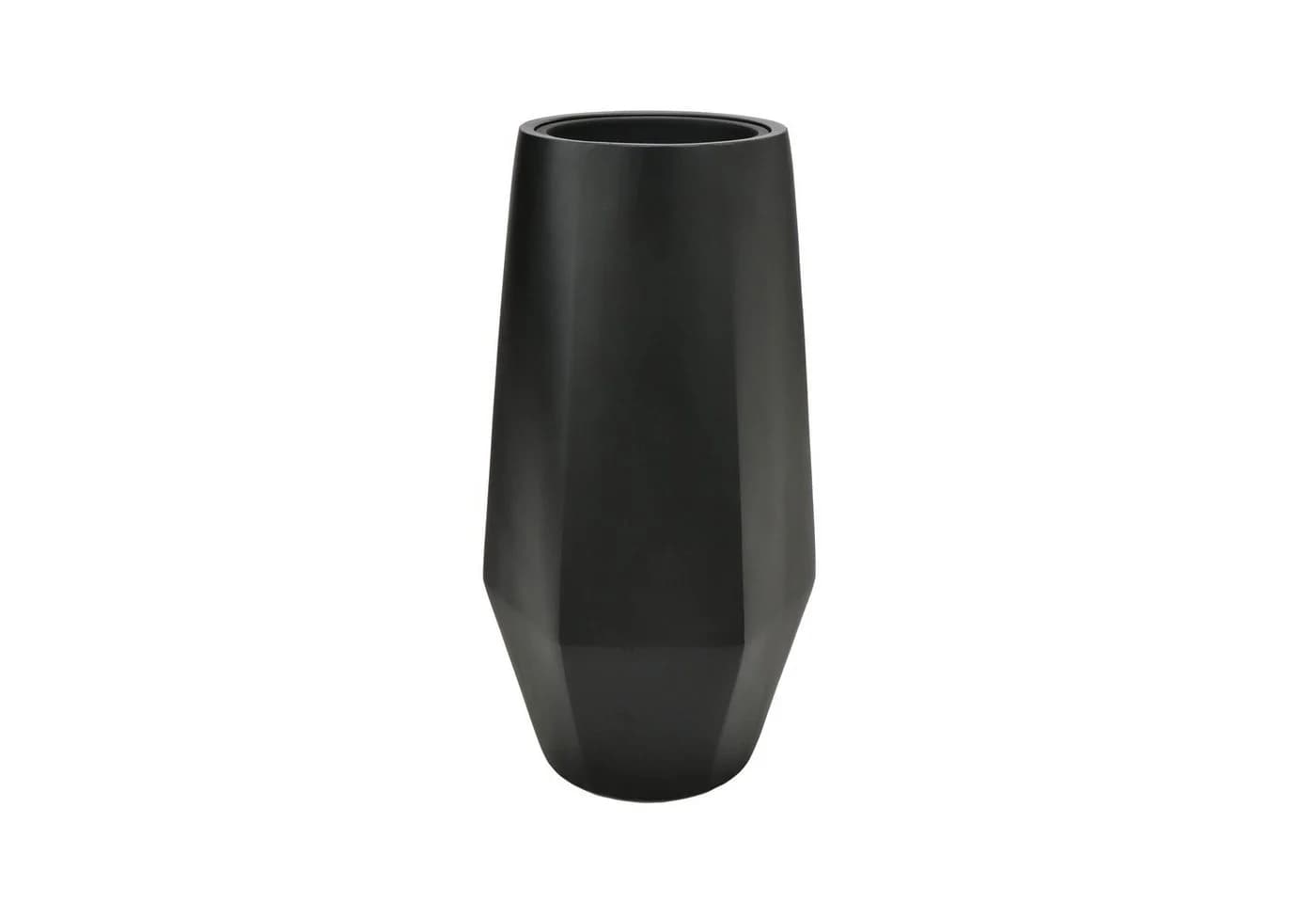 Flingora Bodenvase Nelson Samtschwarz Fiberglas Indoor Outdoor - Bild 2