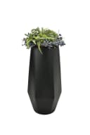 Flingora Bodenvase Nelson Samtschwarz Fiberglas Indoor Outdoor Bild 4