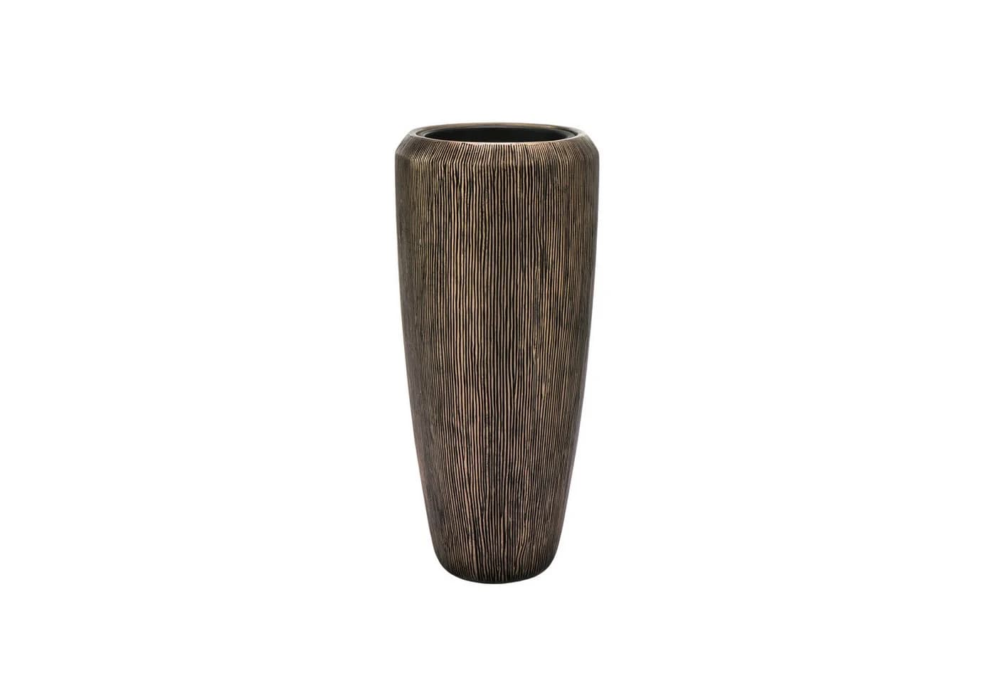 Flingora Bodenvase Esmee Bronze Fiberglas-Steingemisch - Bild 2