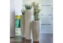 Flingora Bodenvase Esmee Grauweiß Fiberglas-Steingemisch Bild 1