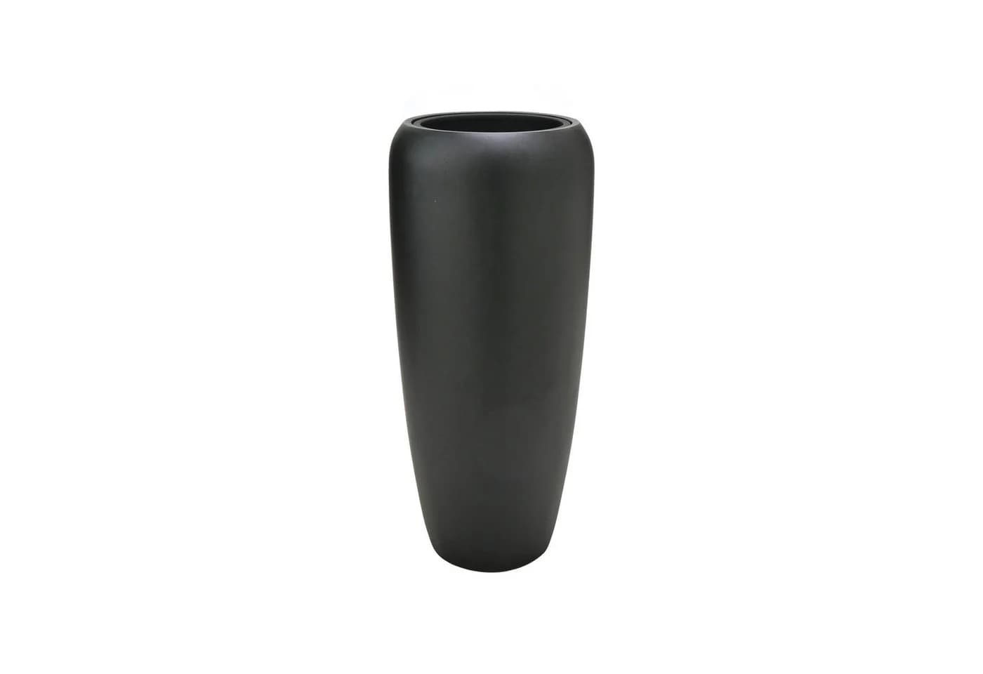 Flingora Bodenvase Cleo Samtschwarz Fiberglas Indoor Outdoor - Bild 2