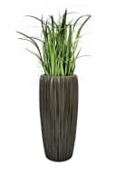 Flingora Bodenvase Minga Kupferbraun Fiberglas mit Einsatz Bild 3