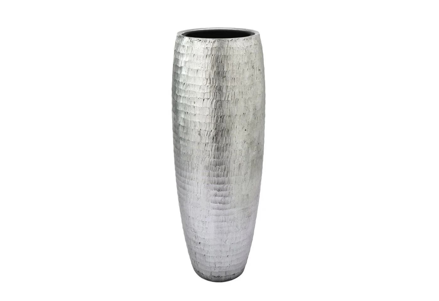 Flingora Bodenvase Amea Silber Fiberglas - Bild 2