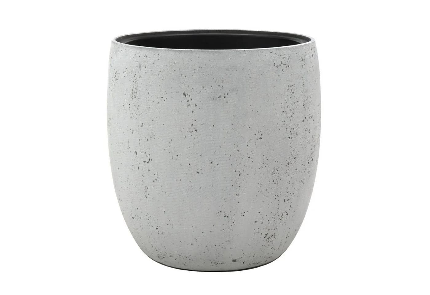 Flingora Pflanzkübel Dao Fiberglas Grau Ø 40 cm - Bild 2