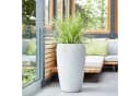 Flingora Bodenvase Gloria Fiberglas Grau Modern Bild 1