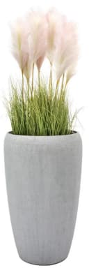 Flingora Bodenvase Gloria Fiberglas Grau Modern Bild 4