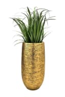 Flingora Bodenvase Lacey mit Einsatz - Fiberglas - Gold Bild 4