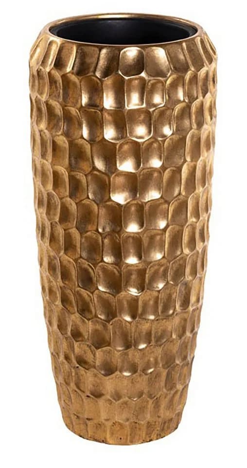 Flingora Bodenvase Celice Gold Fiberglas Indoor Outdoor - Bild 2