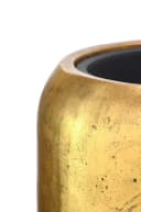 Flingora Bodenvase Cleo Gold Fiberglas mit Einsatz Bild 1