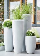 Flingora Bodenvase Cleo Fiberglas Grau Bild 3