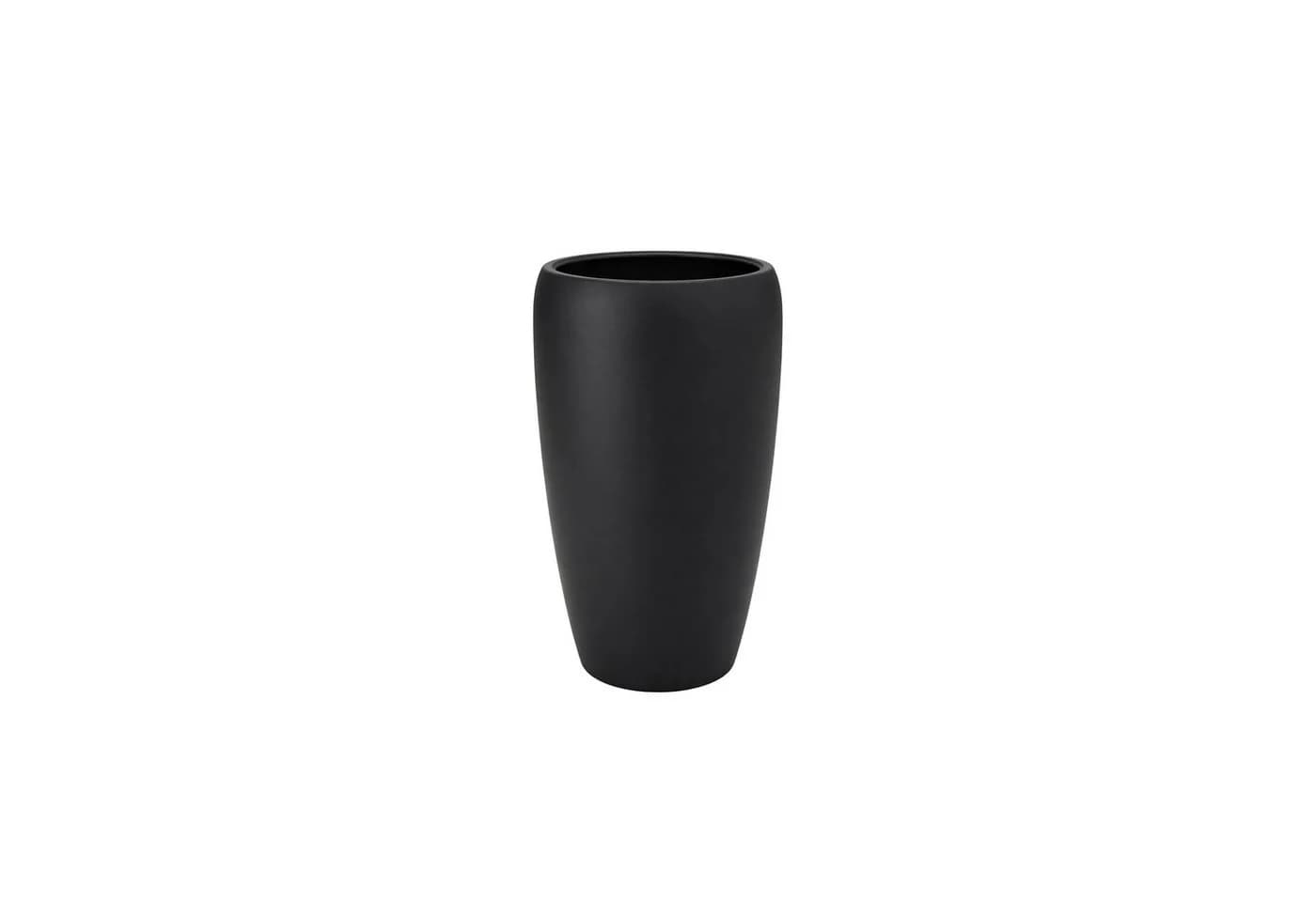 Flingora Bodenvase Cleo Samtschwarz Fiberglas - Bild 2
