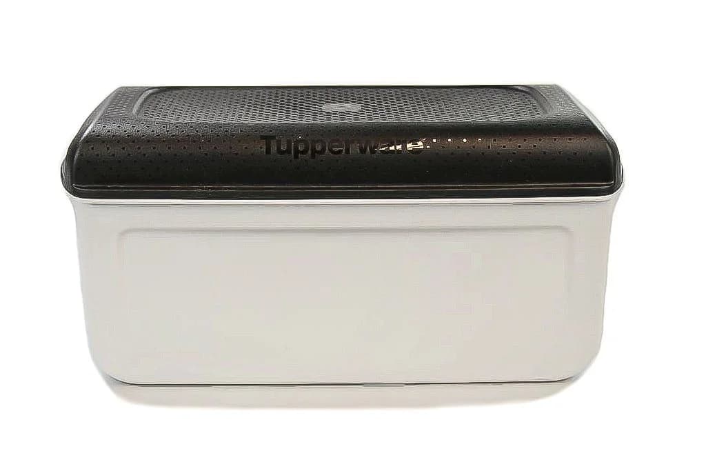 TUPPERWARE Brotkasten BrotMax Junior 2 Schwarz/Weiß