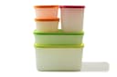 TUPPERWARE Eis-Kristall Gefrier-Behälter Set Bunt 1,0L-2,5L Bild 2