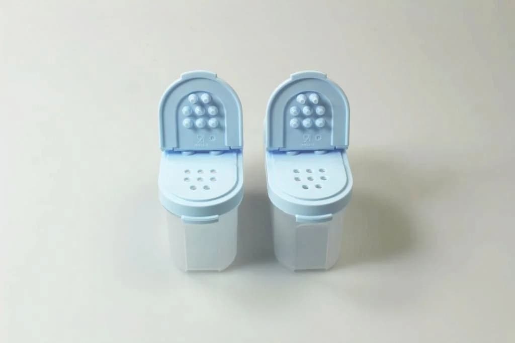 TUPPERWARE Gewürzbehälter Gewürz-Zwerge 120 ml Hellblau 2er Set - Bild 3