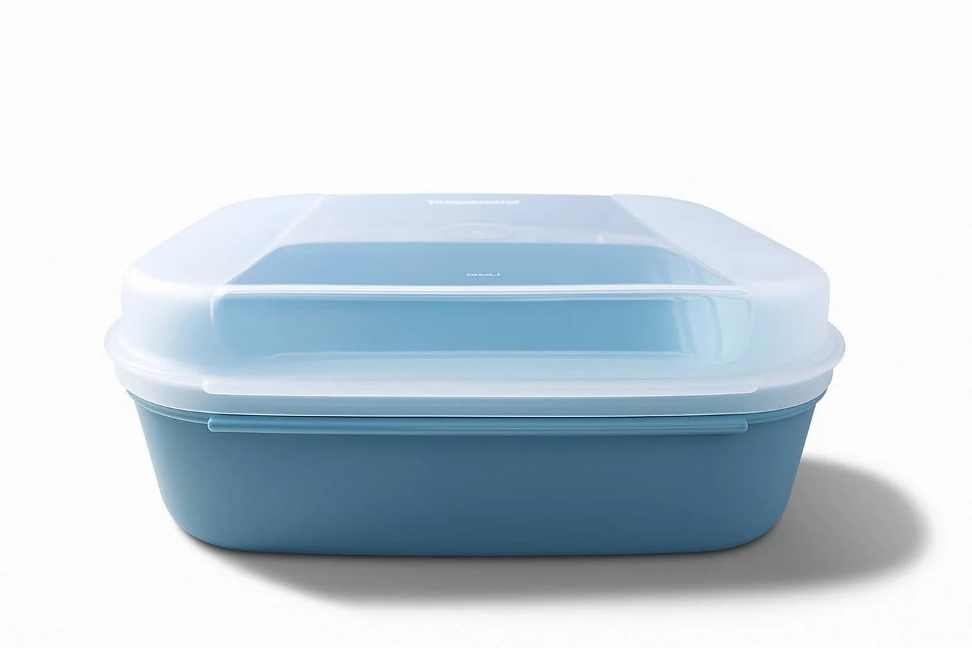 TUPPERWARE Vorratsdose Naschkätzchen 1,4 L blau weiß - Bild 2
