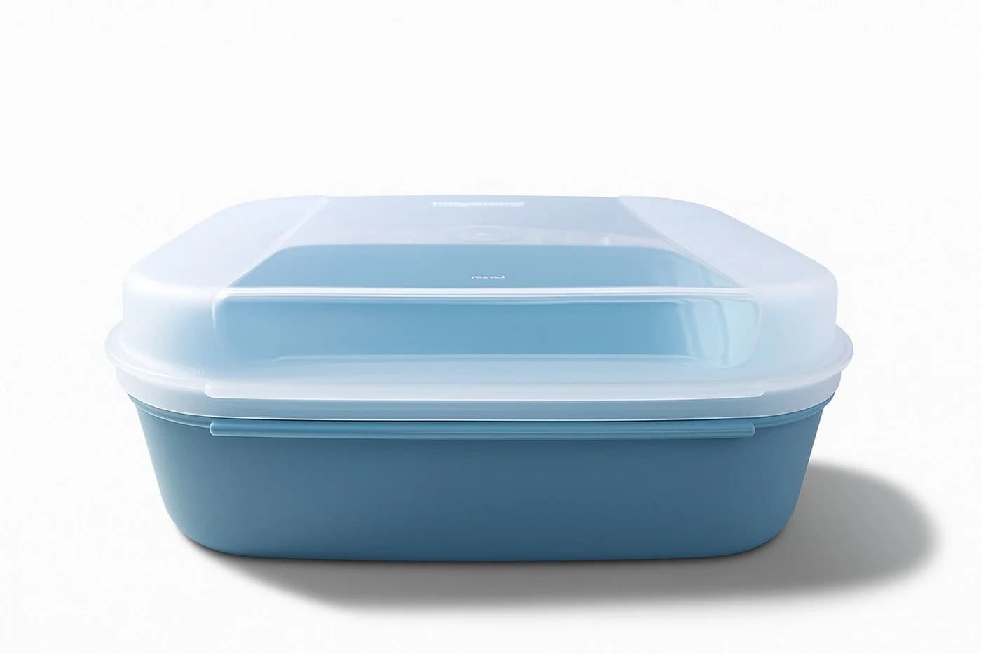 TUPPERWARE Vorratsdose Naschkätzchen 1,4 L blau weiß - Bild 3