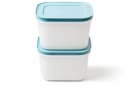 TUPPERWARE Gefrier-Behälter 1,1 L Set 2x Blau/Weiss Bild 1