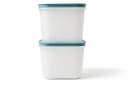 TUPPERWARE Gefrier-Behälter 1,1 L Set 2x Blau/Weiss Bild 2