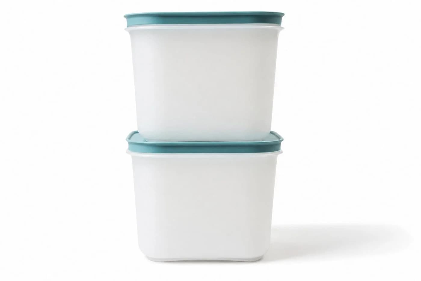 TUPPERWARE Gefrier-Behälter 1,1 L Set 2x Blau/Weiss - Bild 2