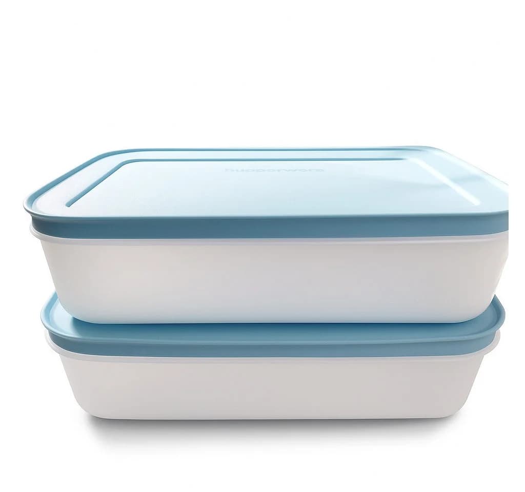 TUPPERWARE Gefrier-Behälter G36 1,0 L (2er Pack) Transparent