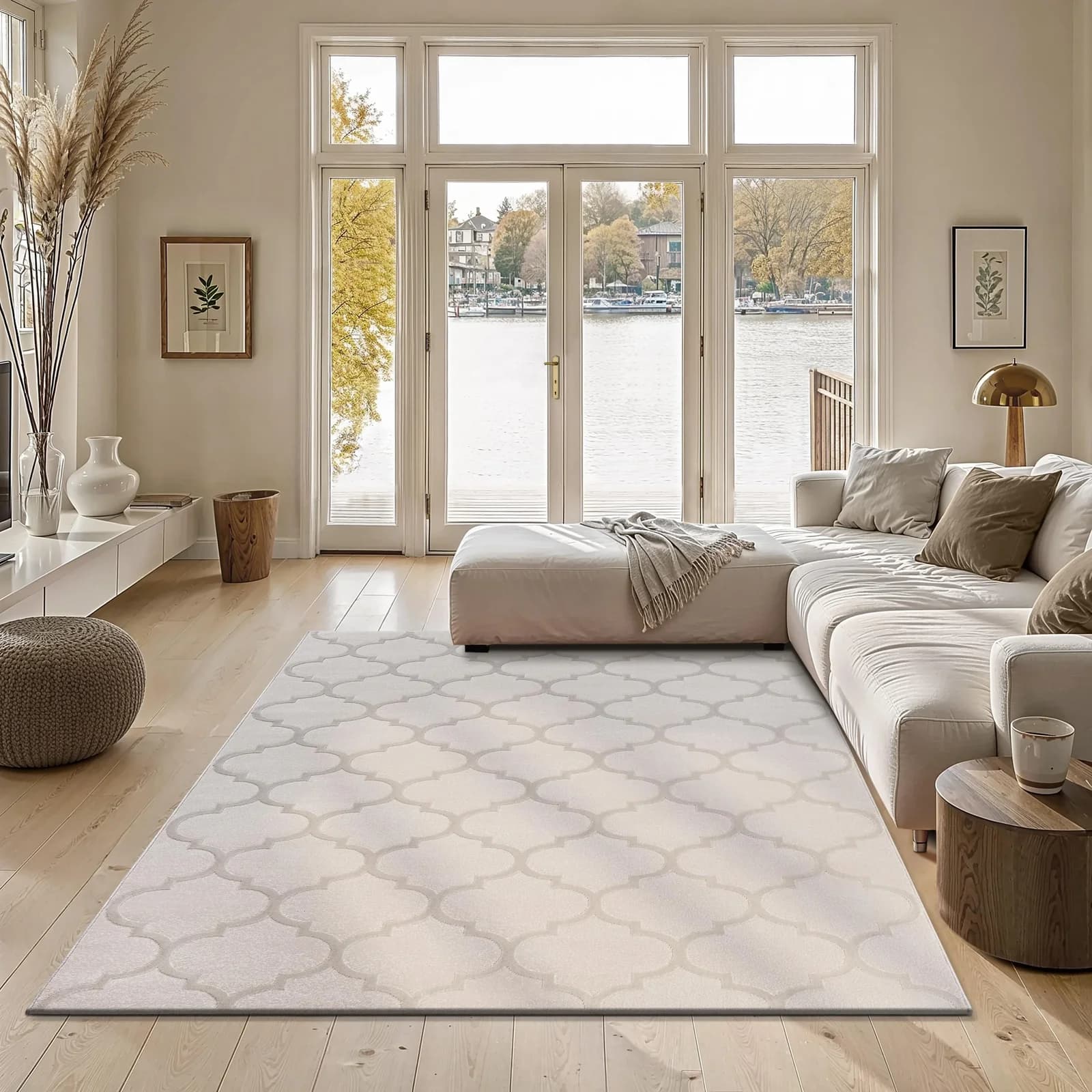 THE CARPET Teppich Knight Beige Modern