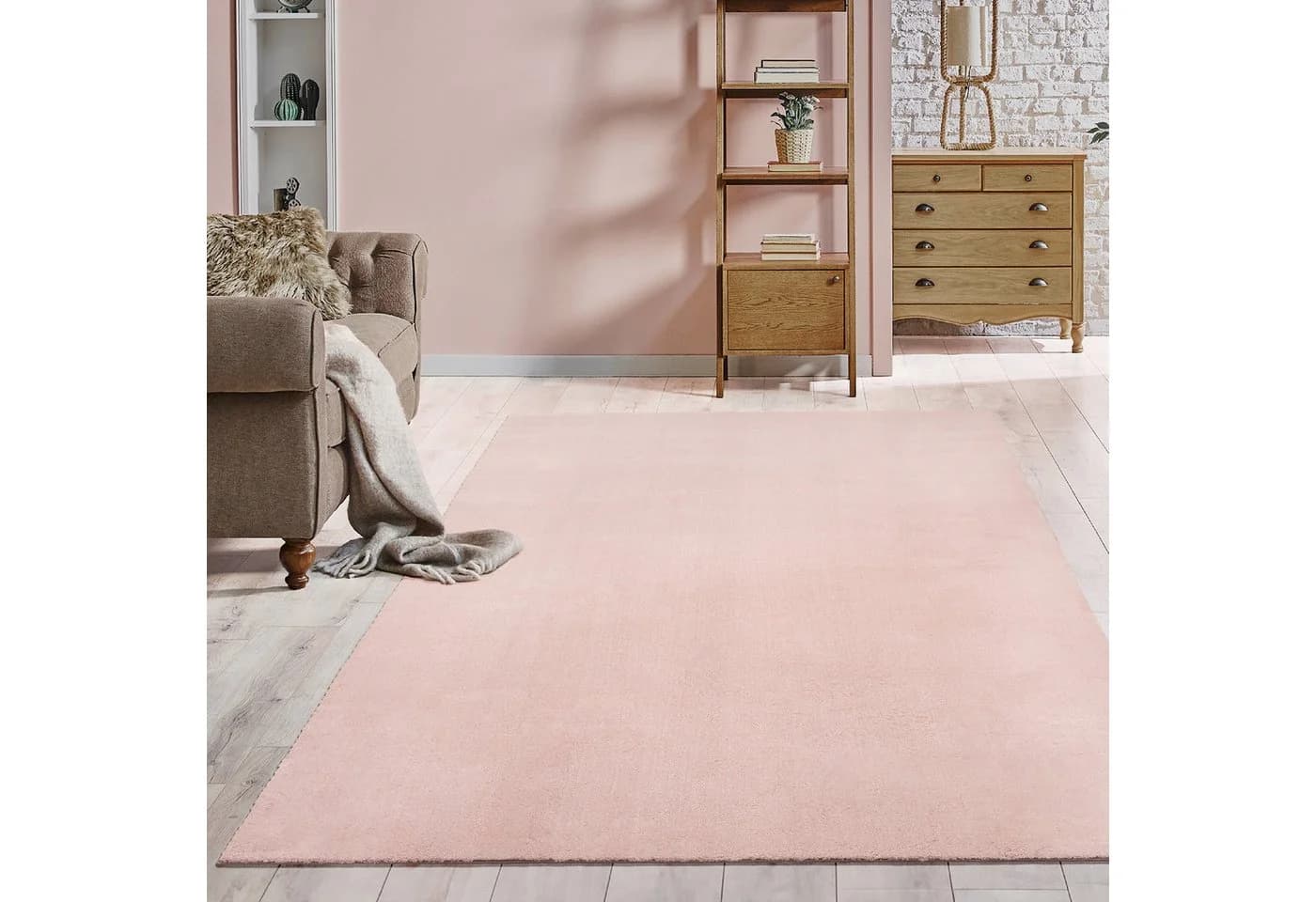 THE CARPET Relax Teppich Blush Felloptik Anti-Rutsch - Bild 2