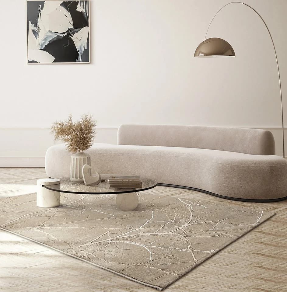 THE CARPET Teppich Mila Beige Modern Glänzend - Bild 2