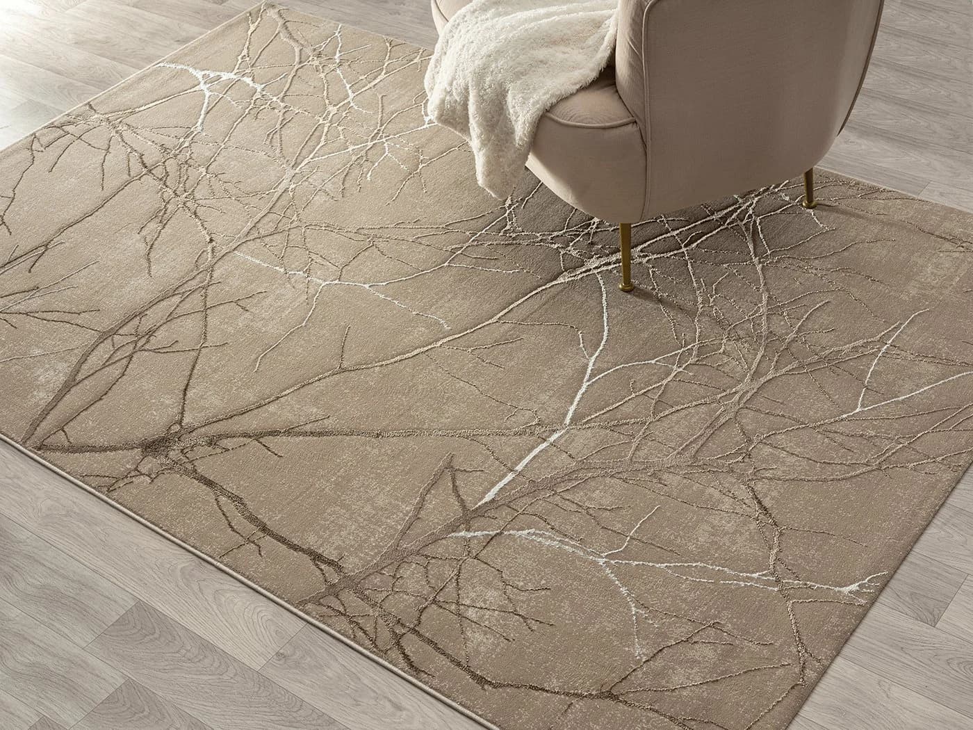 THE CARPET Teppich Mila Beige Modern Glänzend - Bild 5