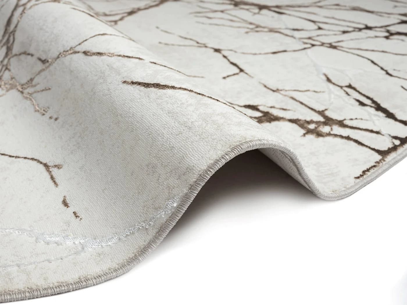 THE CARPET Teppich Mila Beige Creme Rund 200cm Polyester - Bild 3