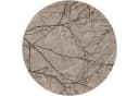 THE CARPET Teppich Mila Beige Rund 200cm Polyester Bild 1