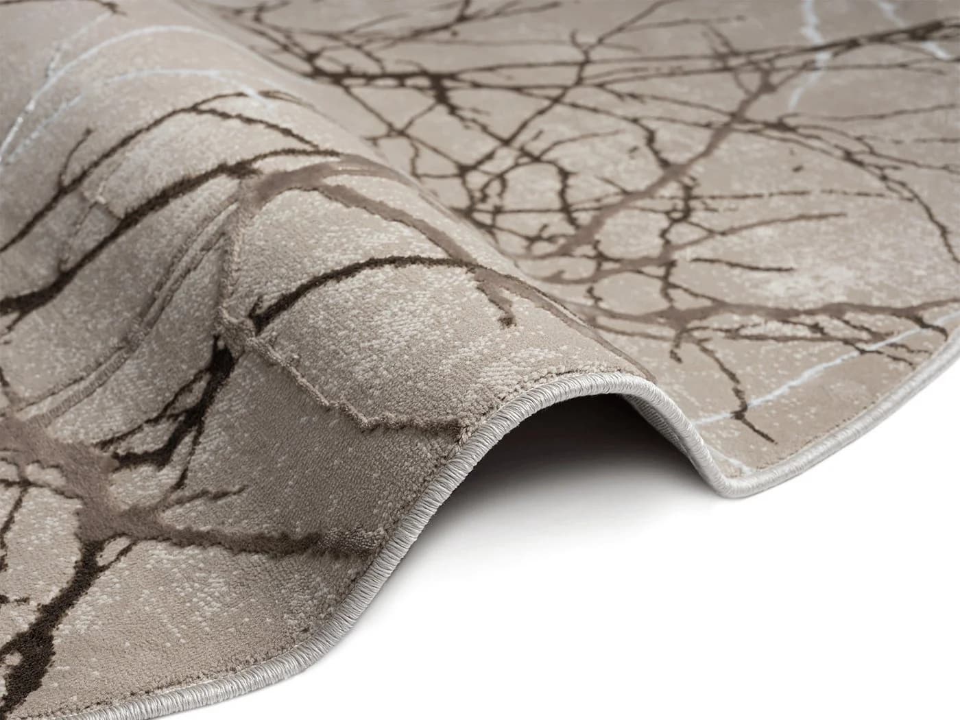 THE CARPET Teppich Mila Beige Rund 200cm Polyester - Bild 3