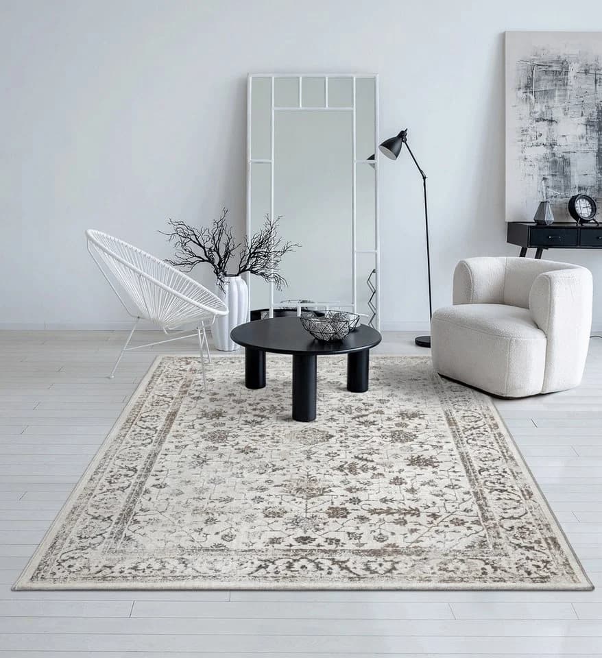 THE CARPET Teppich Mila Beige Creme Modern Glänzend - Bild 2