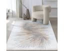 THE CARPET Teppich Mila Grau Modern 3D-Design Glänzender Flor Bild 2