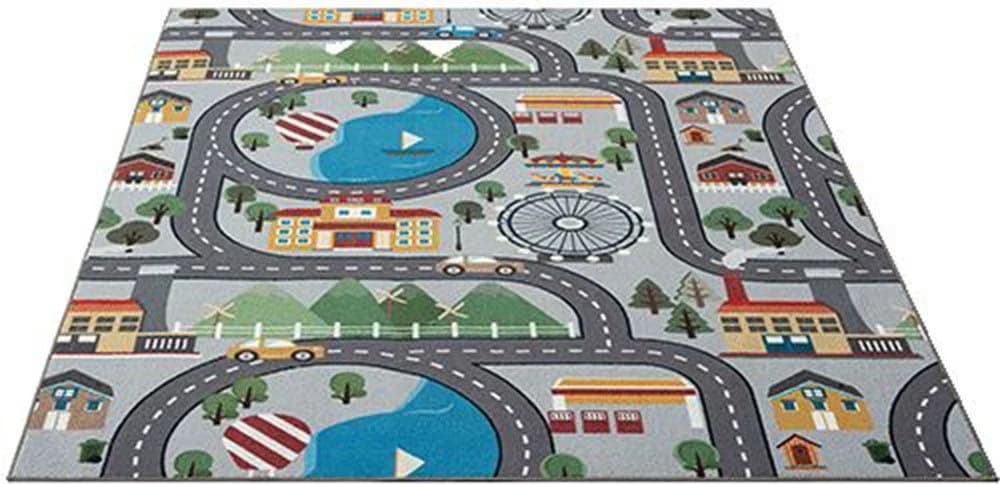 THE CARPET Happy Life Teppich Grau Kinderzimmer Spielteppich - Bild 3