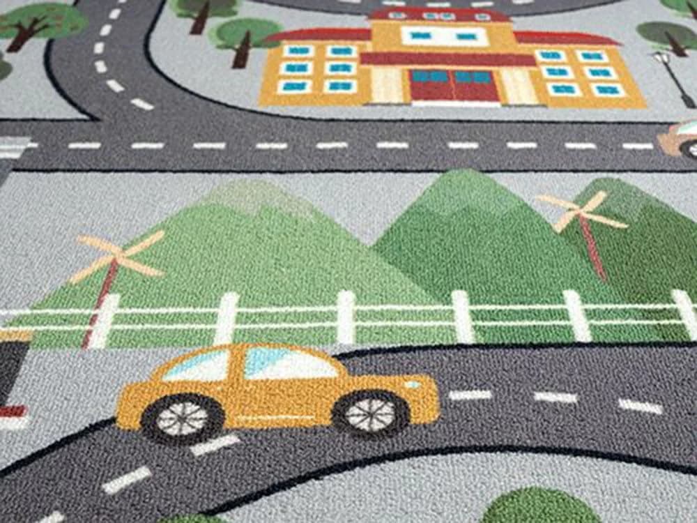 THE CARPET Happy Life Teppich Grau Kinderzimmer Spielteppich - Bild 5