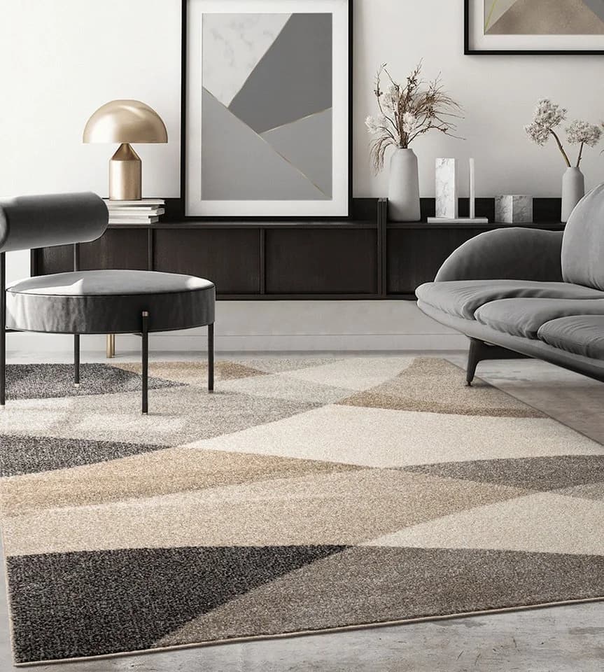 THE CARPET Teppich Pearl Beige Moderner Kurzflor - Bild 2