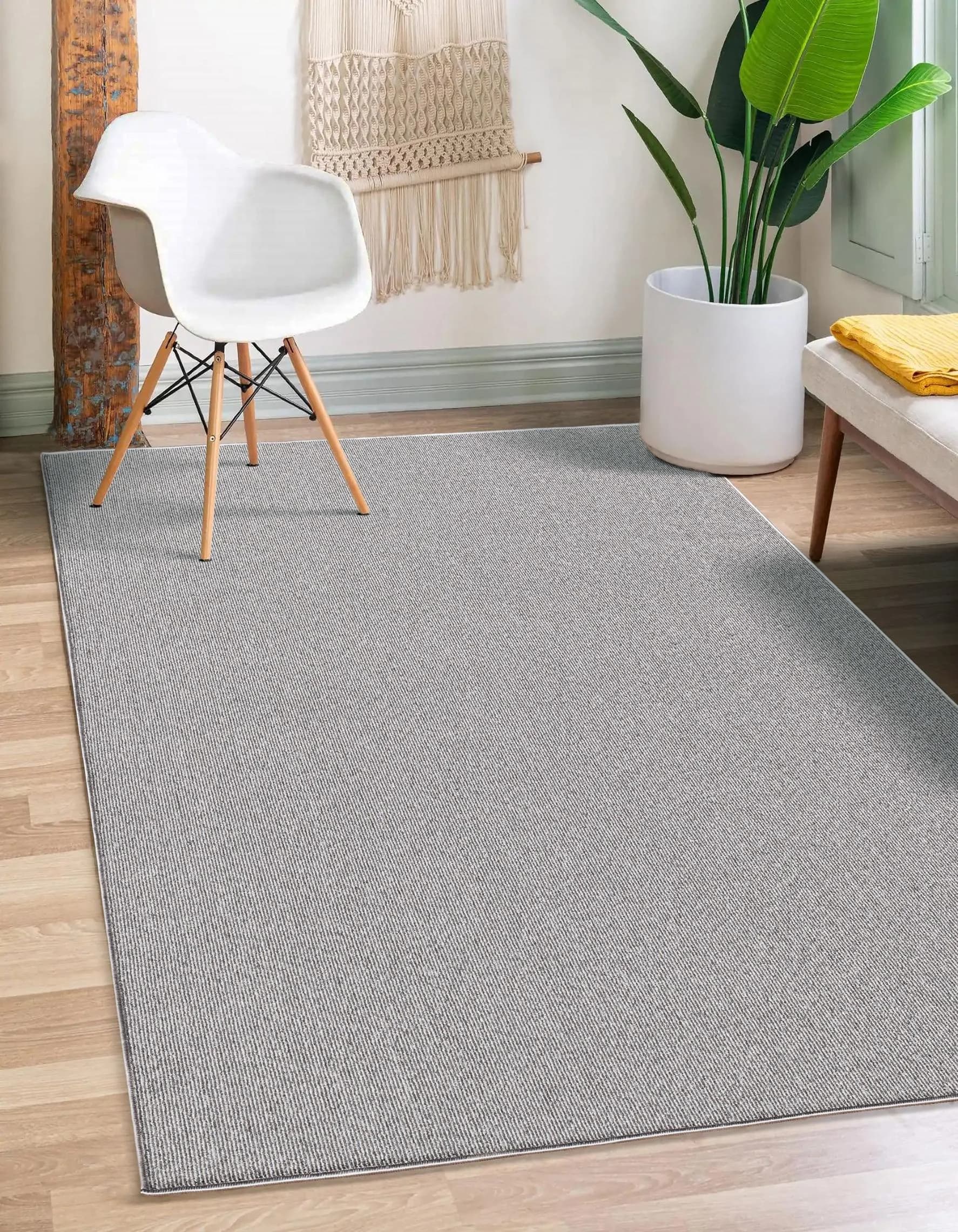 THE CARPET Teppich Natal Grau Polypropylen Rechteckig