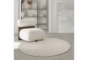 THE CARPET Santo Plus Teppich Beige/Creme Rund 160cm Polypropylen Bild 2