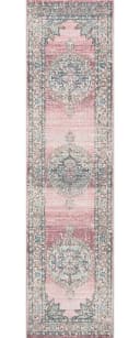 THE CARPET Palma Orient Teppich Rosa Indoor Outdoor Polypropylen Bild 1