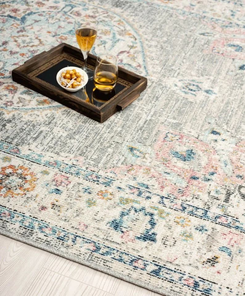 THE CARPET Palma Orient Teppich Grau Modern Outdoor - Bild 5